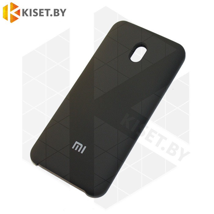 Soft-touch бампер Silicone Cover для Xiaomi Redmi 8A черный