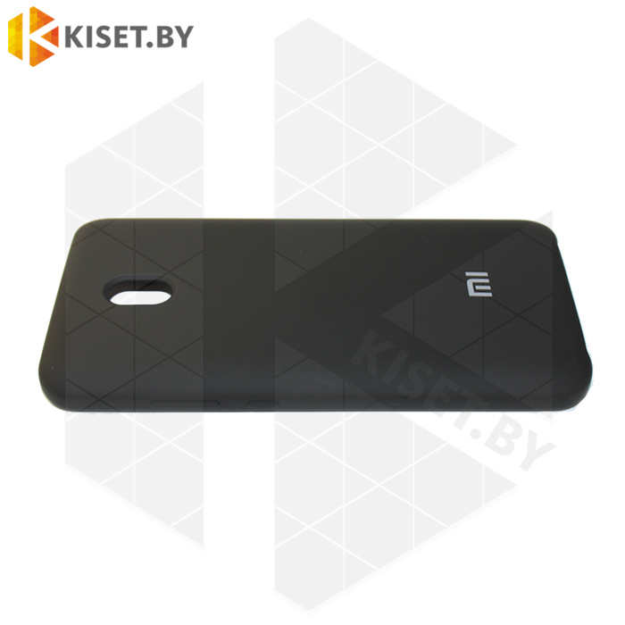 Soft-touch бампер Silicone Cover для Xiaomi Redmi 8A черный