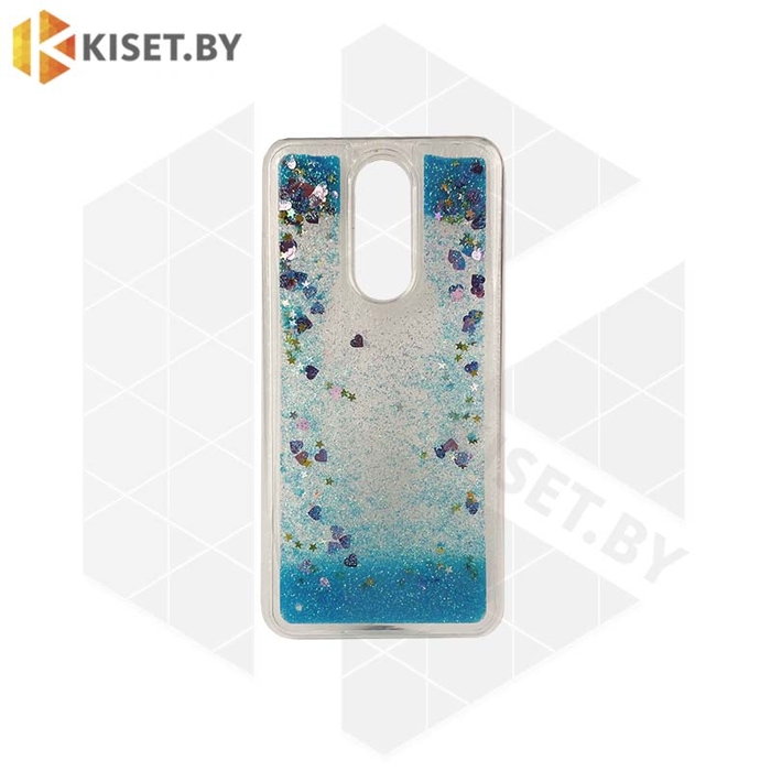 Силиконовый чехол Quicksand для Xiaomi Redmi 8A синий