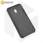 Soft-touch бампер Silicone Cover для Xiaomi Redmi 8A черный