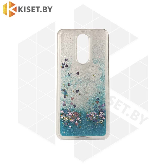Силиконовый чехол Quicksand для Xiaomi Redmi 8A синий