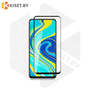 Защитное стекло полной проклейки Full glue для Xiaomi Redmi 9 черное