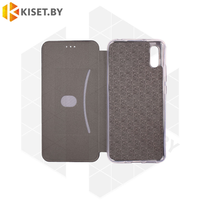 Чехол-книжка Book Case 3D с визитницей для Xiaomi Redmi 9A черный