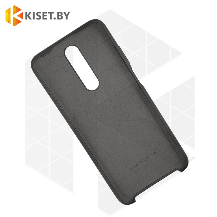 Soft-touch бампер Silicone Cover для Xiaomi Redmi K30 черный