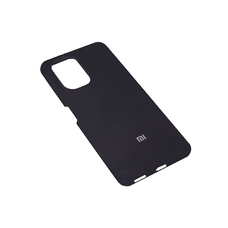 Soft-touch бампер KST Silicone Cover для Xiaomi Poco F3 / F3 Pro / Redmi K40 / K40 Pro / K40 Pro Plus черный с закрытым низом