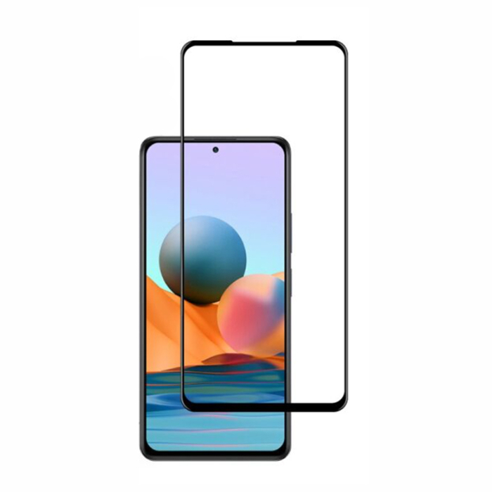 Защитное стекло полной проклейки Full glue для Xiaomi Poco F3 / F3 Pro / Redmi K40 / K40 Pro / K40 Pro Plus черное
