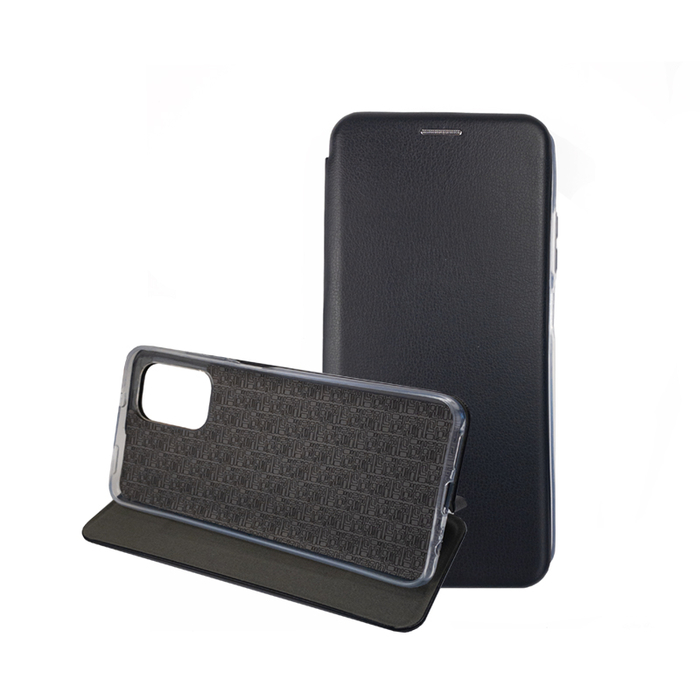 Чехол-книжка Book Case 3D с визитницей для Xiaomi Redmi Note 10 / 10S черный