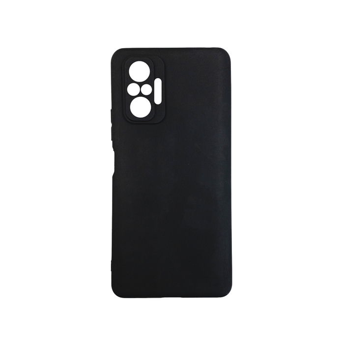Силиконовый чехол KST Safe Camera для Xiaomi Redmi Note 10 Pro черный матовый