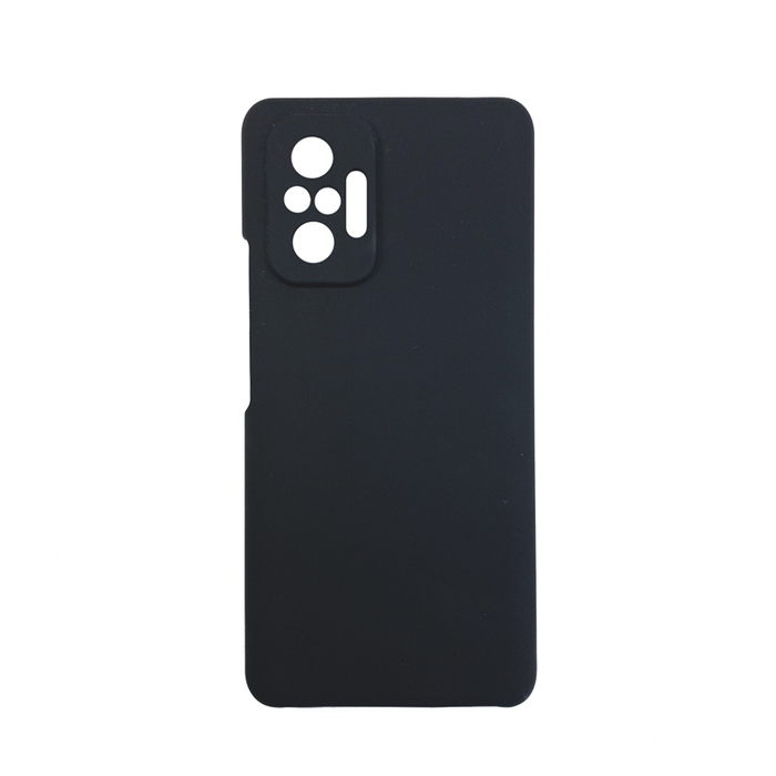 Soft-touch бампер Silicone Cover для Xiaomi Redmi Note 10 Pro черный