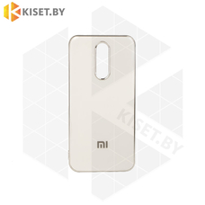 Силиконовый чехол Plating для Xiaomi Mi CC9e / Mi A3 белый