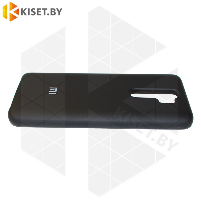 Soft-touch бампер Silicone Cover для Xiaomi Redmi Note 8 Pro черный