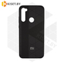 Soft-touch бампер Silicone Cover для Xiaomi Redmi Note 8T черный с закрытым низом