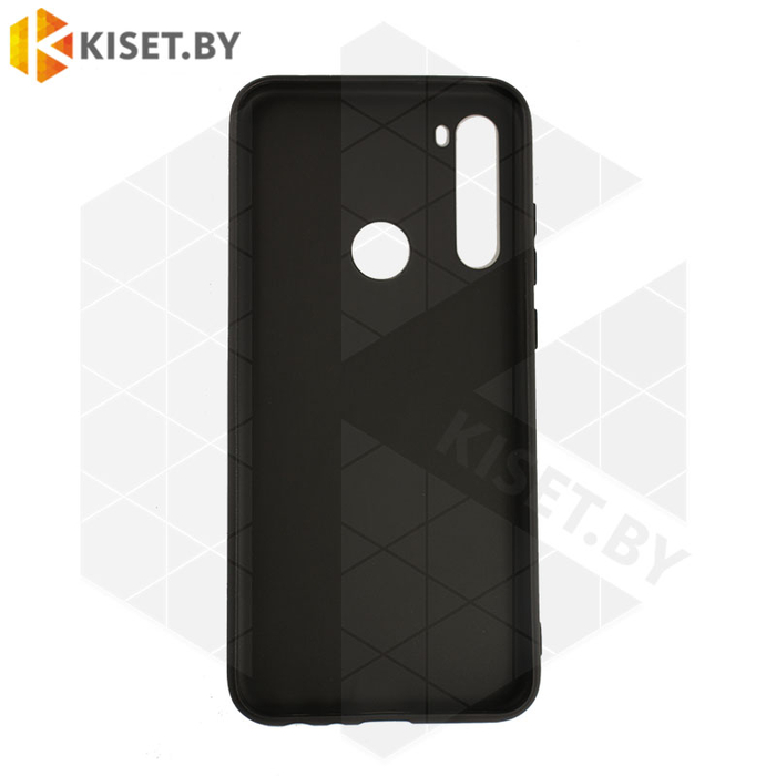 Силиконовый чехол матовый для Xiaomi Redmi Note 8T черный