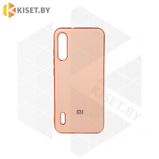 Силиконовый чехол Plating для Xiaomi Redmi 8 розовое золото