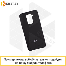 Soft-touch бампер KST Silicone Cover для Samsung Galaxy M21 / M30S черный с закрытым низом
