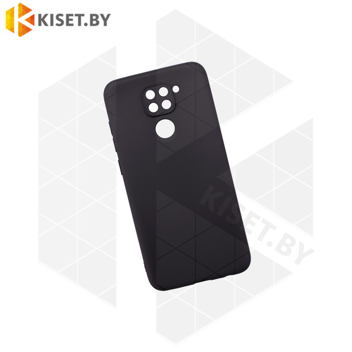 Силиконовый чехол KST Safe Camera для Xiaomi Redmi Note 9 / Redmi 10X 4G черный