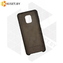 Soft-touch бампер Silicone Cover для Xiaomi Redmi Note 9S / 9 Pro / 9 Pro Max черный