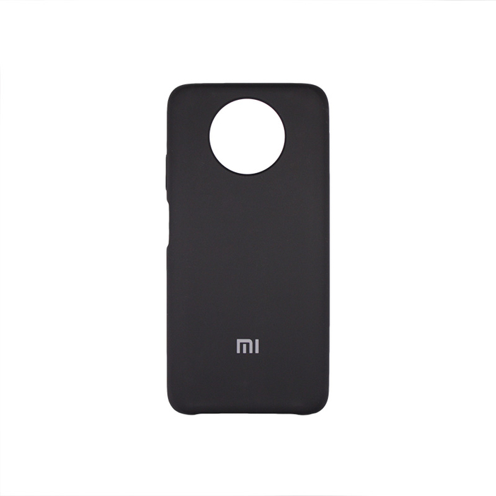 Soft-touch бампер Silicone Cover для Xiaomi Redmi Note 9T черный