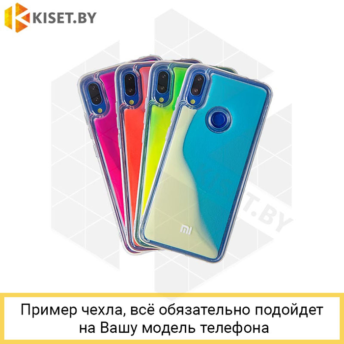 Силиконовый чехол Neon Sand для Xiaomi Redmi Note 7 / 7 Pro синий