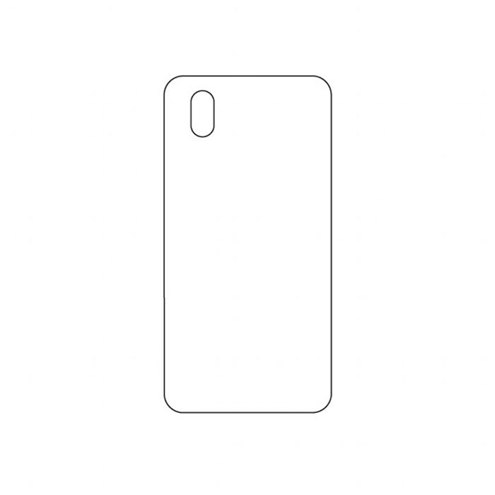 Защитная гидрогелевая пленка для ZTE Blade A3 (2020) на заднюю крышку