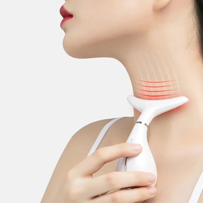 Ручной массажер Xiaomi WellSkins Sonic Color Light Neck WX-MJ100 белый
