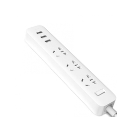 Удлинитель Xiaomi Mi Power Strip NRB4027CN 3 розетки / 3 USB - A белый