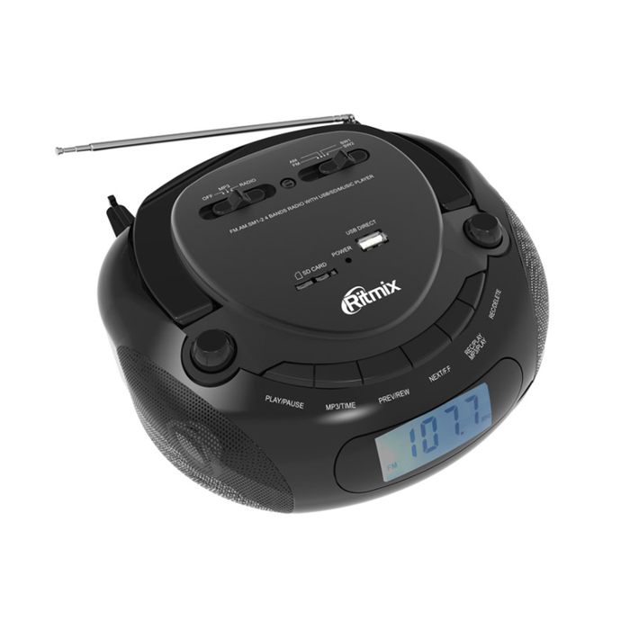 Портативная аудиосистема Ritmix RBB-030BT черный