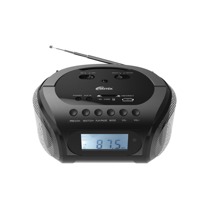 Портативная аудиосистема Ritmix RBB-020BT черный