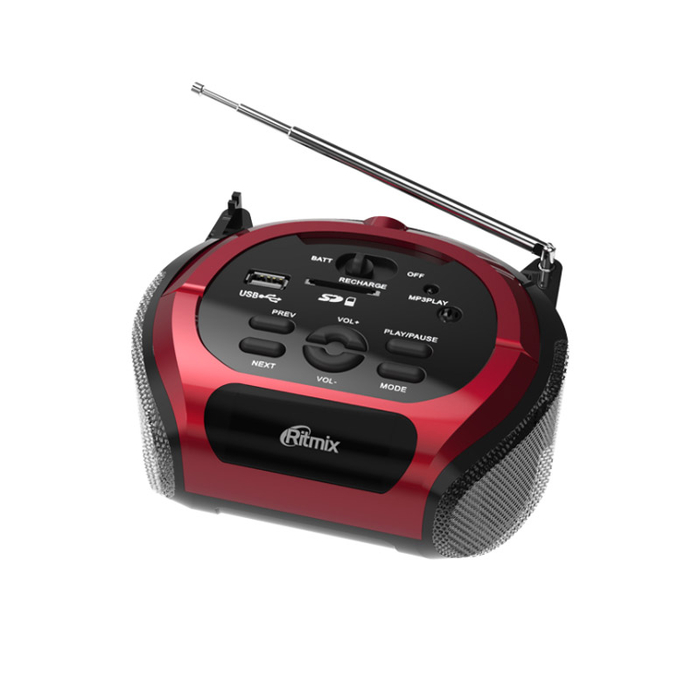 Портативная аудиосистема Ritmix RBB-100BT черный