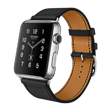 Кожаный ремешок KST для Apple Watch 38 / 40 / 41 мм черный