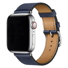 Кожаный ремешок KST для Apple Watch 38 / 40 / 41 мм синий