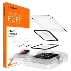 Защитное стекло гибридное SPIGEN PROFLEX EZ FIT для APPLE WATCH 4/5/6/SE (40MM) 2 шт.