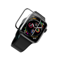 Защитная ультрамембрана TPU full glue для Apple Watch 41mm черная
