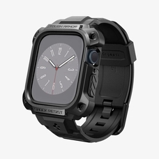Ремешок с чехлом SPIGEN TOUGH ARMOR ”PRO” для APPLE WATCH 7 / 8 / 9 (45 MM) черный