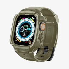 Ремешок с чехлом SPIGEN RUGGED ARMOR PRO для APPLE WATCH ULTRA 1 / 2 (49 MM) хаки