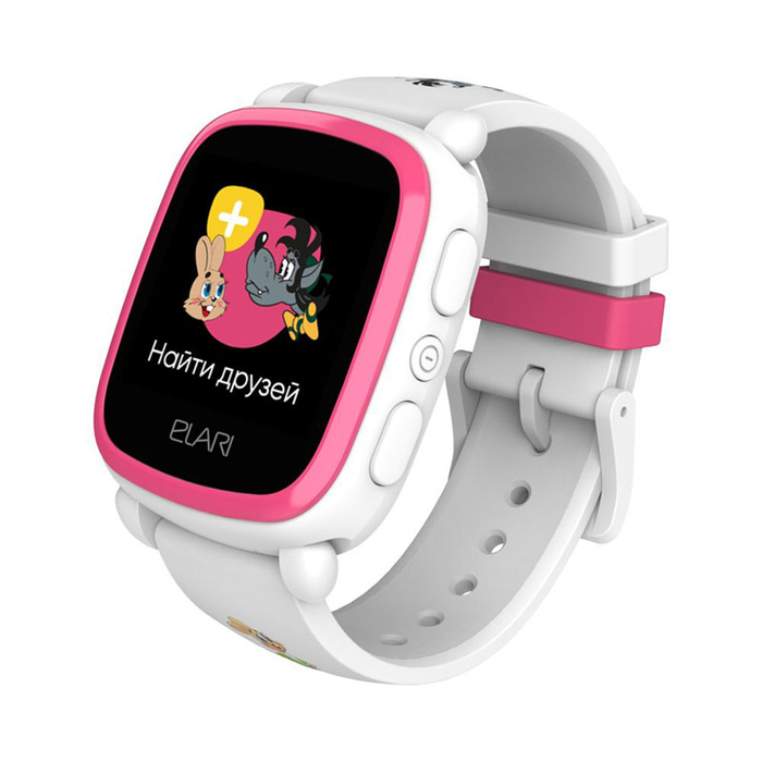 Детские часы с GPS Elari Kidphone KP-NP белый