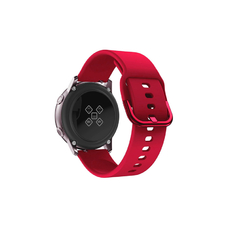 Силиконовый ремешок KST 20мм для Samsung Watch 4 / Active /  Huawei watch GT / Pro / Amazfit Bip / GTR / GTS красный