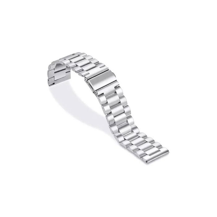Металлический блочный ремешок KST для Xiaomi Amazfit Bip / Bip S / GTS / GTS 2 / GTR 42mm серебристый