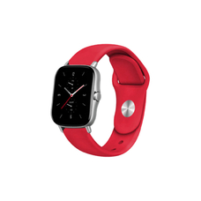 Силиконовый ремешок KST Sport 20mm красный для Samsung Watch 3 41mm / Active 2 40mm / Huawei Watch GT2 42mm / Amazfit Bip / U / S / Lite / GTR / GTS / GTS 2 / Active 2 40mm / Honor Watch Magic 2 42mm