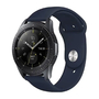Силиконовый ремешок KST Sport 20mm темно-синий для Samsung Watch 3 41mm / Active 2 40mm / Huawei Watch GT2 42mm / Amazfit Bip / U / S / Lite / GTR / GTS / GTS 2 / Active 2 40mm / Honor Watch Magic 2 42mm