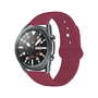 Силиконовый ремешок KST Sport 22mm марсала для Samsung Galaxy Watch 3 45mm / Active 2 44mm / Huawei Watch GT2 46 mm / Honor Watch Magic 2 46 mm / GT2 Pro / GS Pro