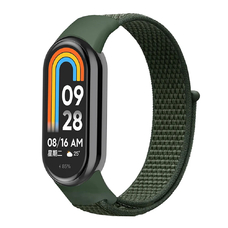 Нейлоновый ремешок для Xiaomi Mi Band 8 хаки