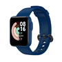 Силиконовый ремешок для Xiaomi Mi Watch Lite темно-синий