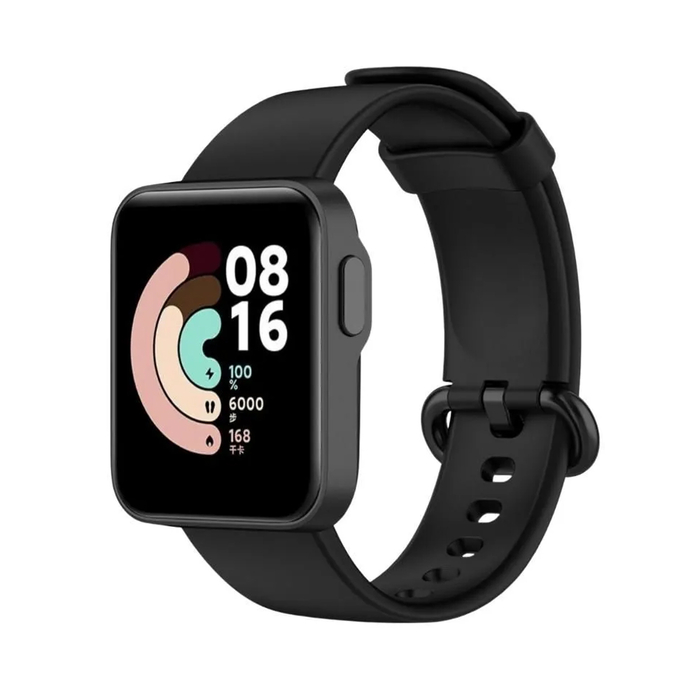 Силиконовый ремешок для Xiaomi Mi Watch Lite черный