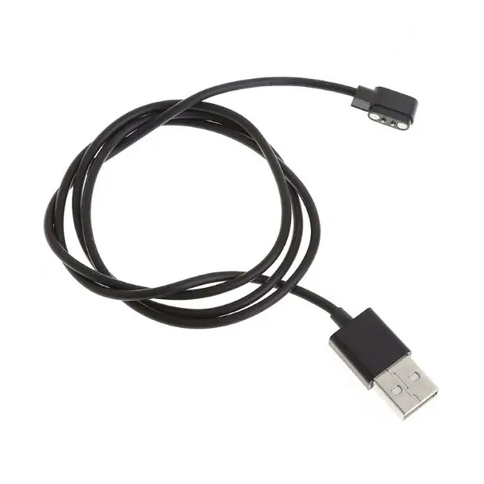 Кабель зарядки универсальный KST Fit для смарт и детских часов 2 pin 2.84mm черный