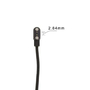 Кабель зарядки универсальный KST Fit для смарт и детских часов 2 pin 2.84mm черный