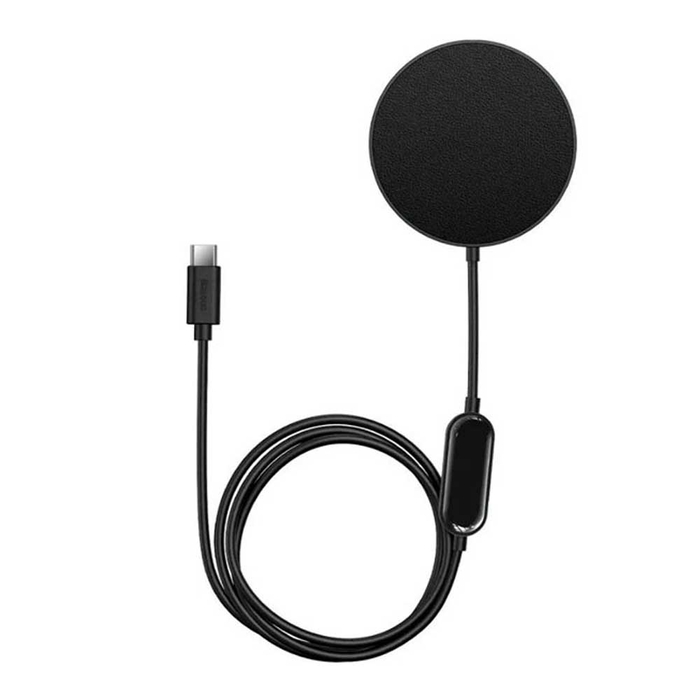 Беспроводное зарядное Baseus Simple Mini 2 CCJJ010001 Type-C - MagSafe 15W черный