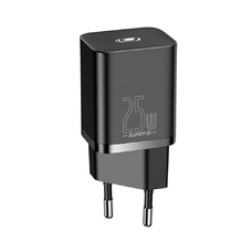 Сетевое зарядное устройство Baseus Super Si TZCCSUP-L01 25W черный + кабель Type-C - Type-C 1m