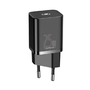Сетевое зарядное устройство Baseus Super Si TZCCSUP-L01 25W черный + кабель Type-C - Type-C 1m