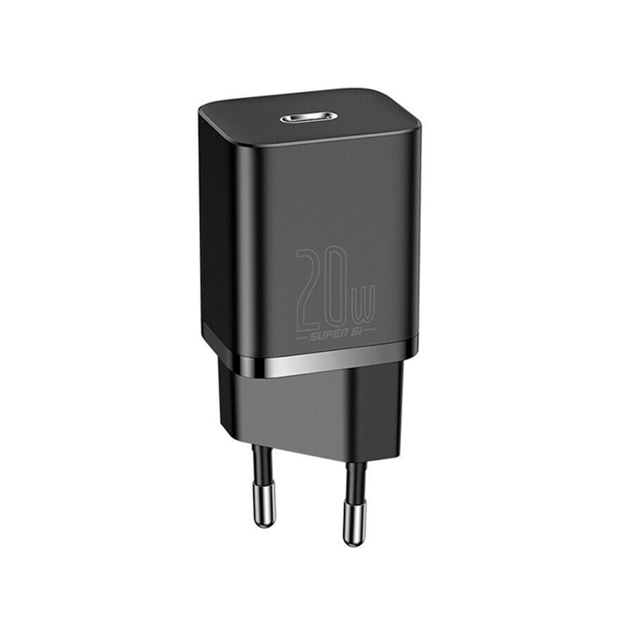 Сетевое зарядное устройство Baseus Super Si TZCCSUP-B01 20W черный + кабель Type-C - Lightning 1m